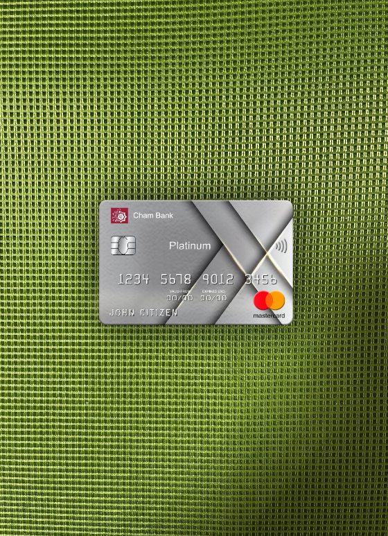 Download Syria Cham Bank mastercard platinum photolook front Photoshop template